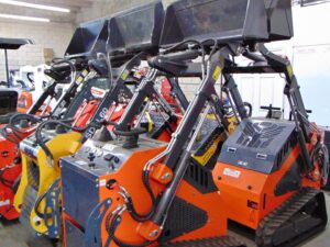 2026 NEW STAND ON MINI SKID STEER TRACK LOADERS FOR SALE - 15 AND 23 HP MODELS - BRAND NEW free local delivery - powerful walk behind loaders