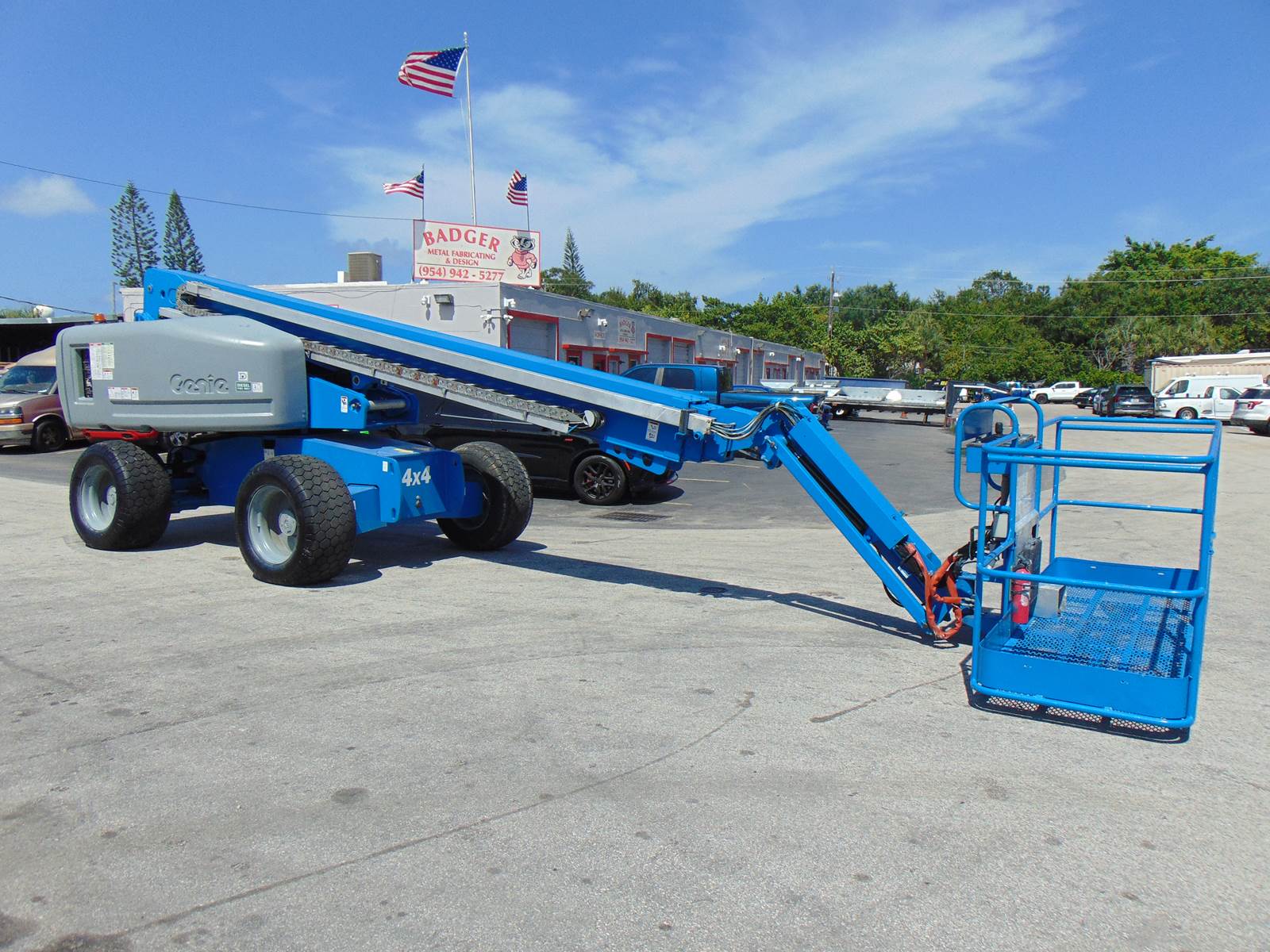 2012 GENIE S65 "DEUTZ DIESEL" 4X4 - BUILT IN GENERATOR - LOW HOURS - (2) SETS OF TIRES INCLUDED - SERVICED TODAY - 100% JOB READY - Image 2
