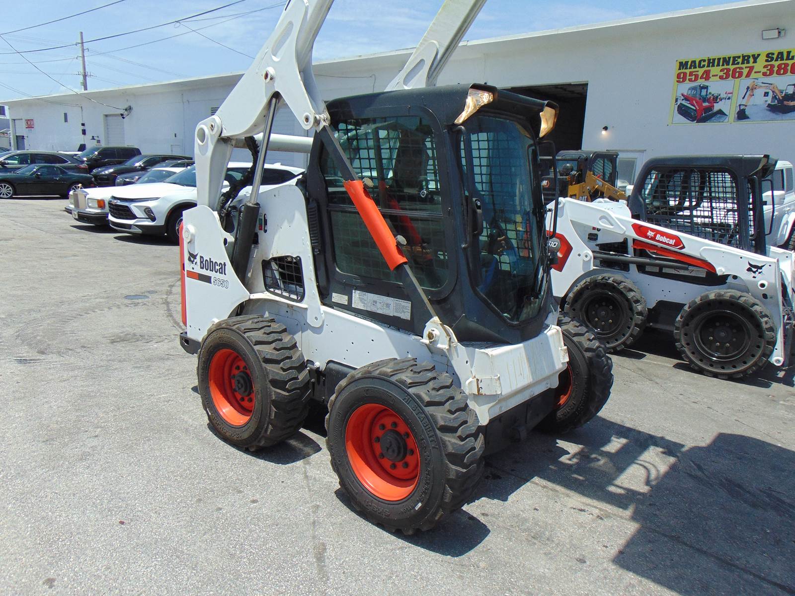2019 BOBCAT S650 TURBO 2 SPEED - BOB TACH - STEREO - HEAT AND A/C - NEW TIRES - ONLY 1,797 HOURS - 100% JOB READY - Image 26