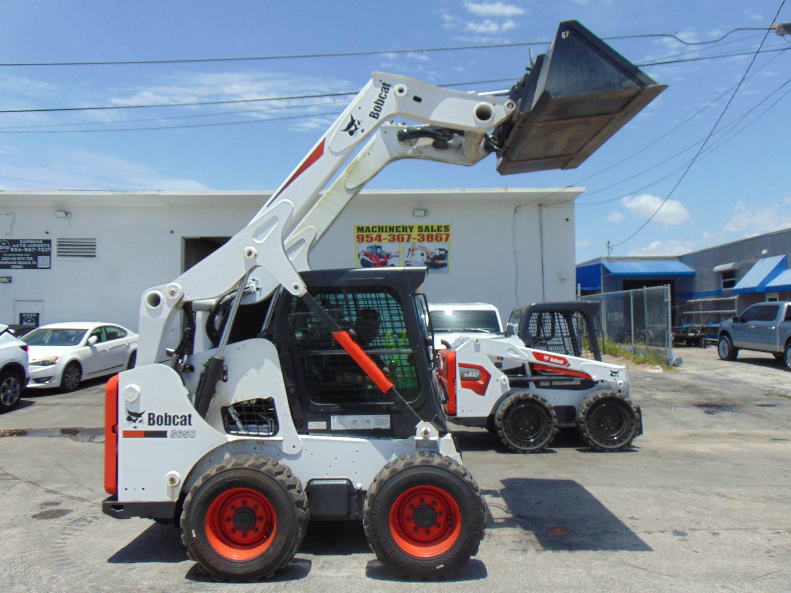2019 BOBCAT S650 TURBO 2 SPEED - BOB TACH - STEREO - HEAT AND A/C - NEW TIRES - ONLY 1,797 HOURS - 100% JOB READY - Image 29