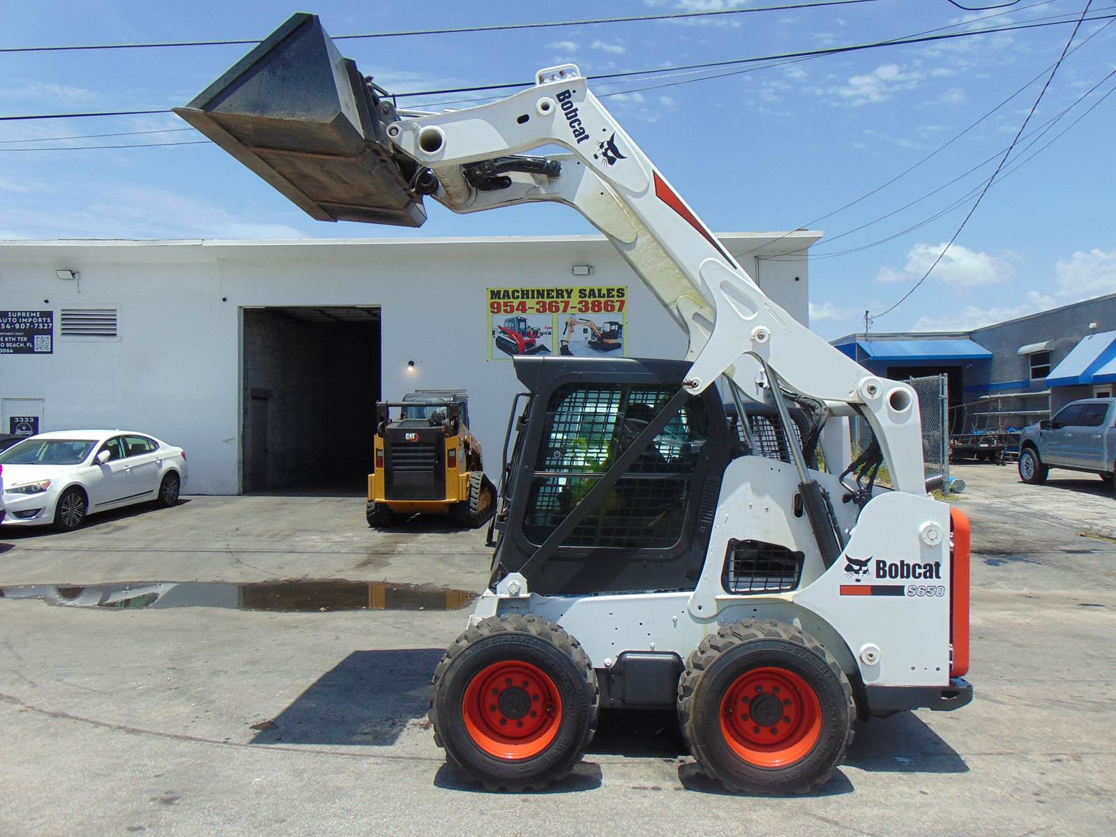 2019 BOBCAT S650 TURBO 2 SPEED - BOB TACH - STEREO - HEAT AND A/C - NEW TIRES - ONLY 1,797 HOURS - 100% JOB READY - Image 30