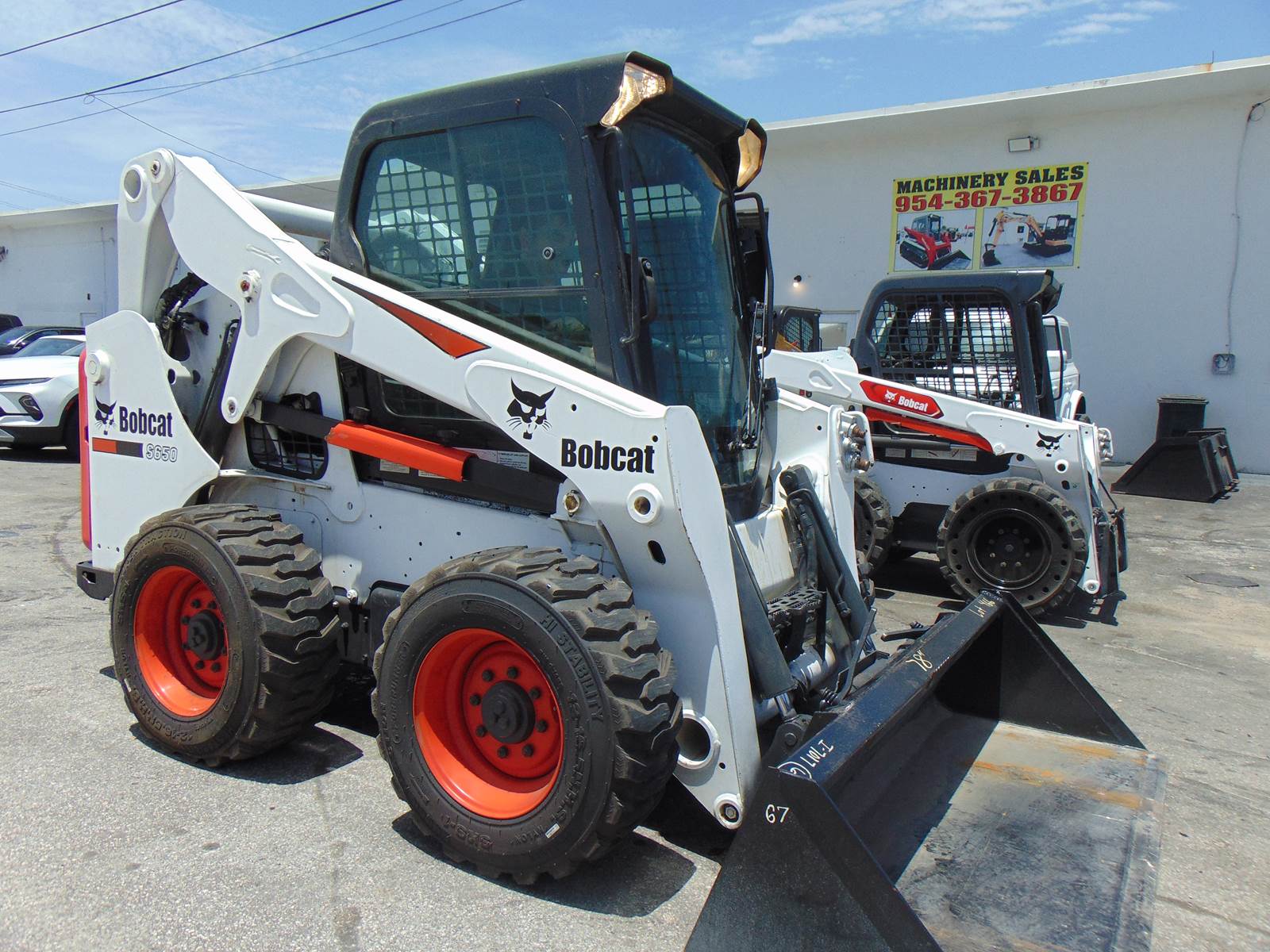 2019 BOBCAT S650 TURBO 2 SPEED - BOB TACH - STEREO - HEAT AND A/C - NEW TIRES - ONLY 1,797 HOURS - 100% JOB READY - Image 33