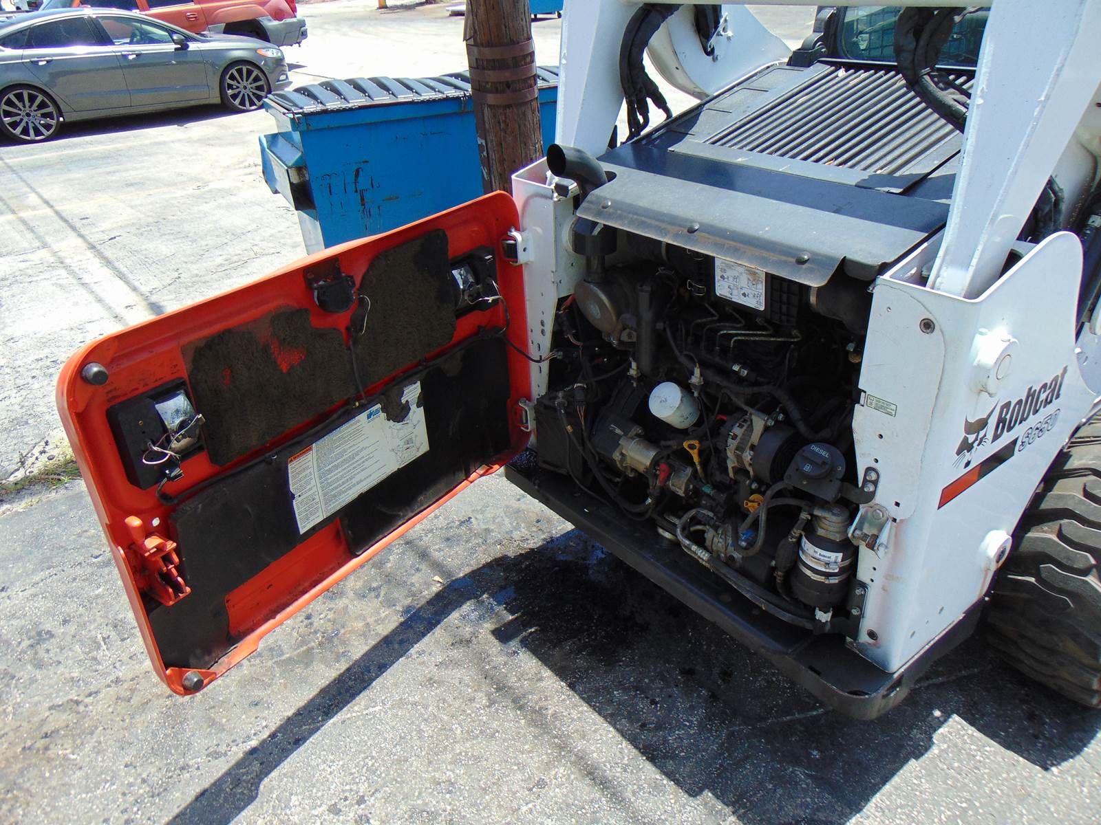 2019 BOBCAT S650 TURBO 2 SPEED - BOB TACH - STEREO - HEAT AND A/C - NEW TIRES - ONLY 1,797 HOURS - 100% JOB READY - Image 8
