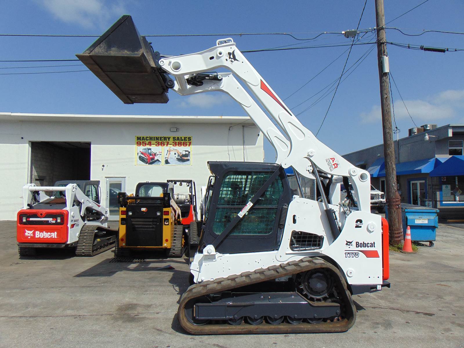 2020 BOBCAT T770 TURBO - JOYSTICK CONTROLS - HEAT AND A/C - STEREO - HEAVY COOLING PKG - ONLY 2,000 HOURS - Image 23