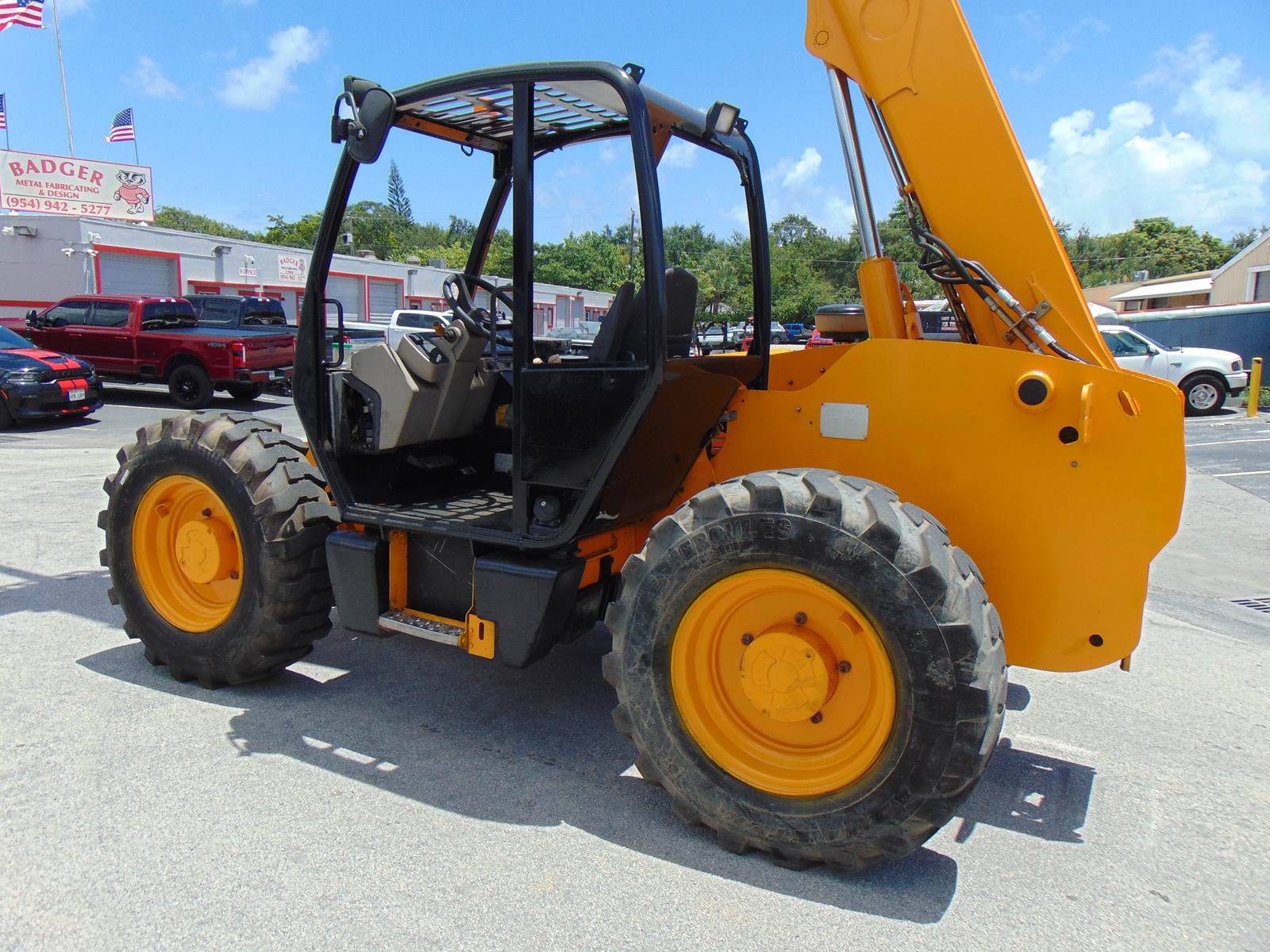 2001 JCB 530 TURBO "6,600 LB - 23 FT" ROTATING FORK CARRIAGE - PRE EMISSIONS - ONLY 1,785 HOURS - NO CDL REQUIRED - Image 12