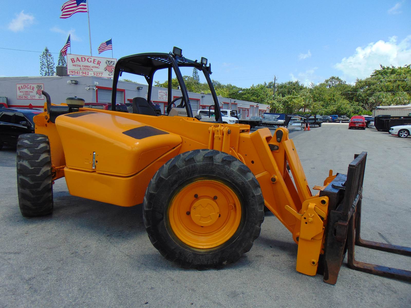 2001 JCB 530 TURBO "6,600 LB - 23 FT" ROTATING FORK CARRIAGE - PRE EMISSIONS - ONLY 1,785 HOURS - NO CDL REQUIRED - Image 13