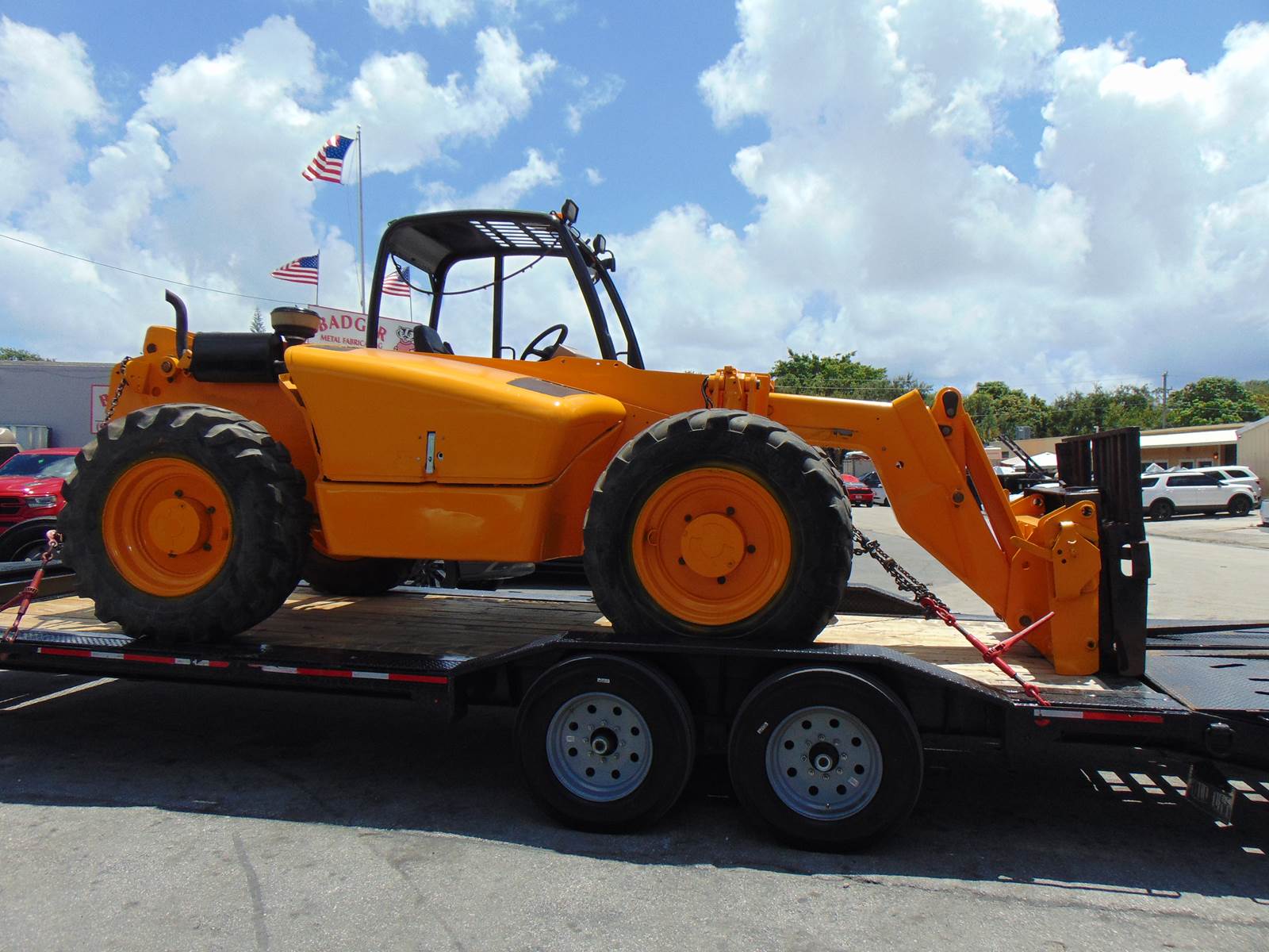 2001 JCB 530 TURBO "6,600 LB - 23 FT" ROTATING FORK CARRIAGE - PRE EMISSIONS - ONLY 1,785 HOURS - NO CDL REQUIRED - Image 2