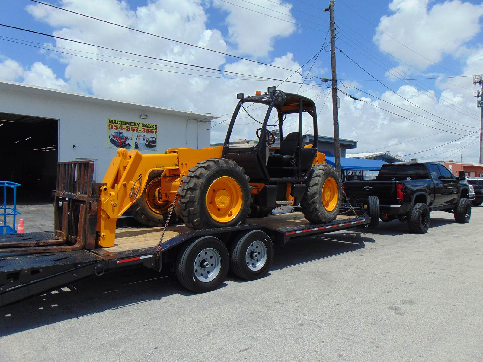 2001 JCB 530 TURBO "6,600 LB - 23 FT" ROTATING FORK CARRIAGE - PRE EMISSIONS - ONLY 1,785 HOURS - NO CDL REQUIRED - Image 4