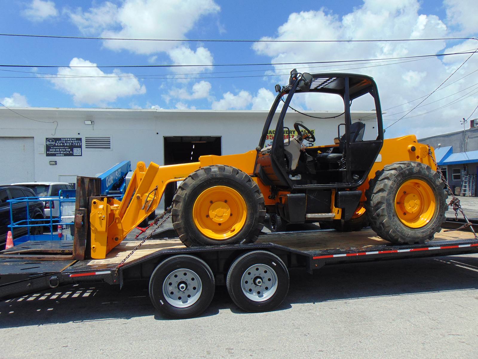 2001 JCB 530 TURBO "6,600 LB - 23 FT" ROTATING FORK CARRIAGE - PRE EMISSIONS - ONLY 1,785 HOURS - NO CDL REQUIRED - Image 5