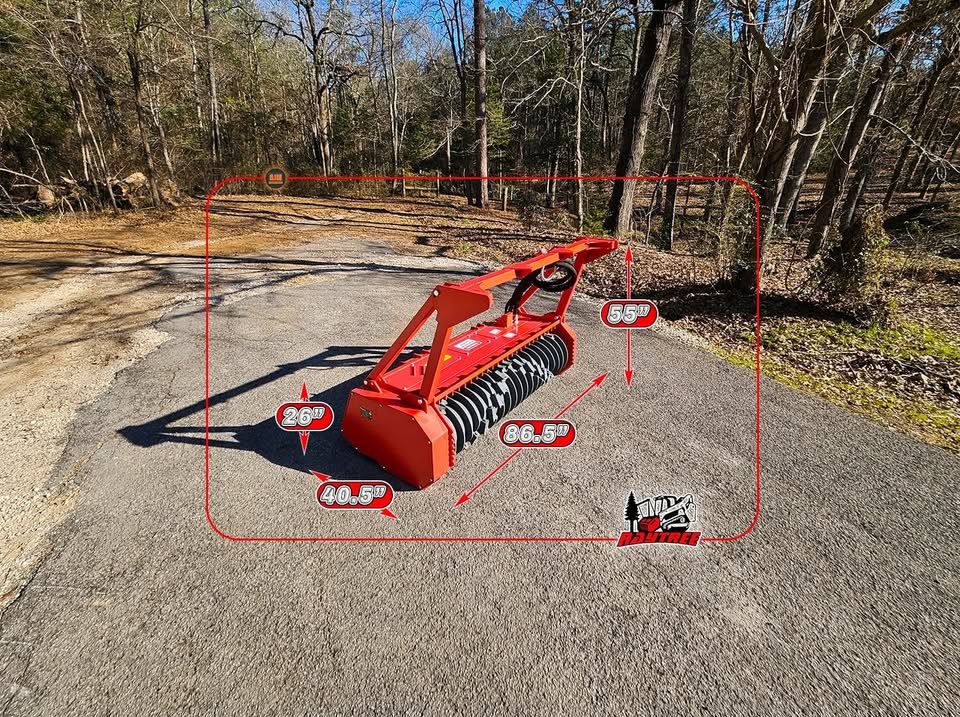 2026 NEW RAYTREE RMBD72 HIGH FLOW SKID STEER 72" FORESTRY MULCHER CUTTER FOR SALE - CARBIDE TEETH - SAVE BIG $$ save thousands from fecon - fae - etc - commercial severe duty - free delivery - Image 6