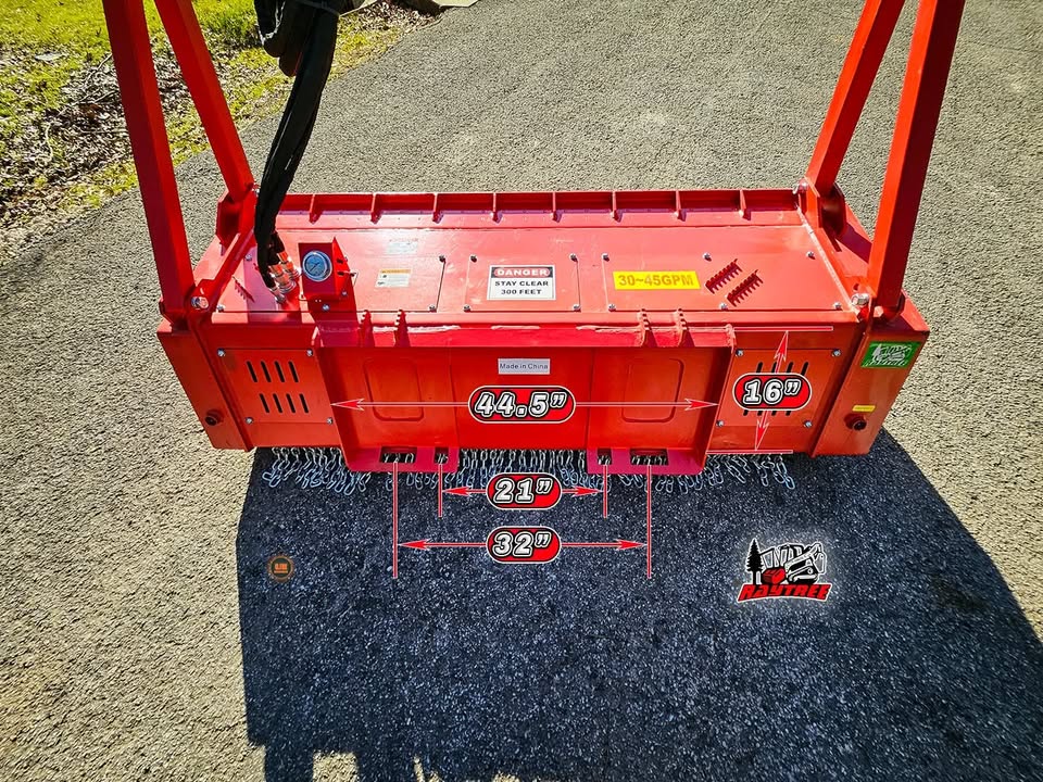 2026 NEW RAYTREE RMBD72 HIGH FLOW SKID STEER 72" FORESTRY MULCHER CUTTER FOR SALE - CARBIDE TEETH - SAVE BIG $$ save thousands from fecon - fae - etc - commercial severe duty - free delivery - Image 7