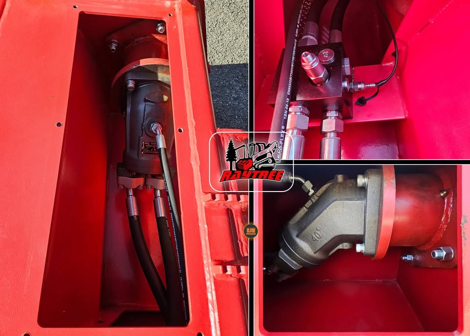 2026 NEW RAYTREE RMBD72 HIGH FLOW SKID STEER 72" FORESTRY MULCHER CUTTER FOR SALE - CARBIDE TEETH - SAVE BIG $$ save thousands from fecon - fae - etc - commercial severe duty - free delivery - Image 8
